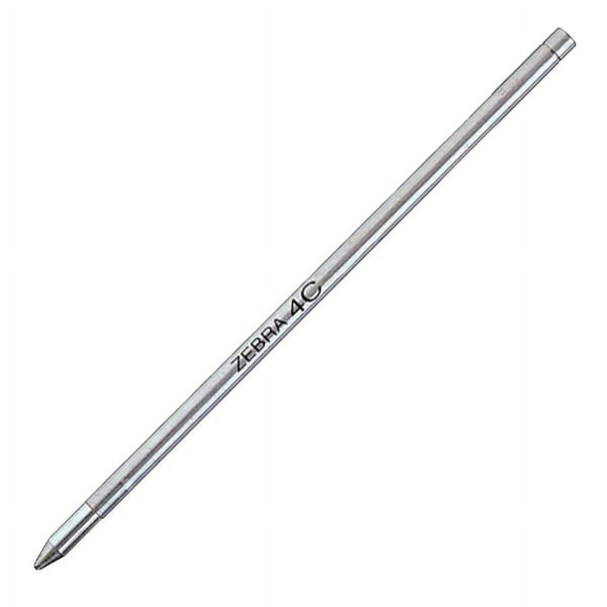 Zebra StylusPen™ Telescopic Ballpoint Pen Refills, Medium Point, 1.0 mm, Black Ink, Pack Of 2
