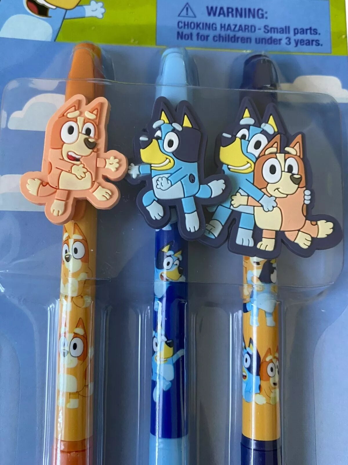 Bluey Family 3-Pack Pen Set