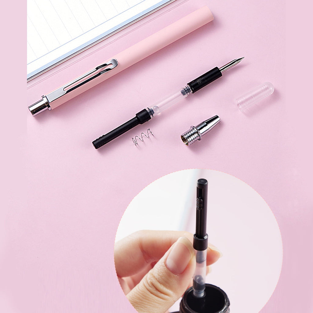 Retractable Fountain Pen Piston-filled Ink Cartridge