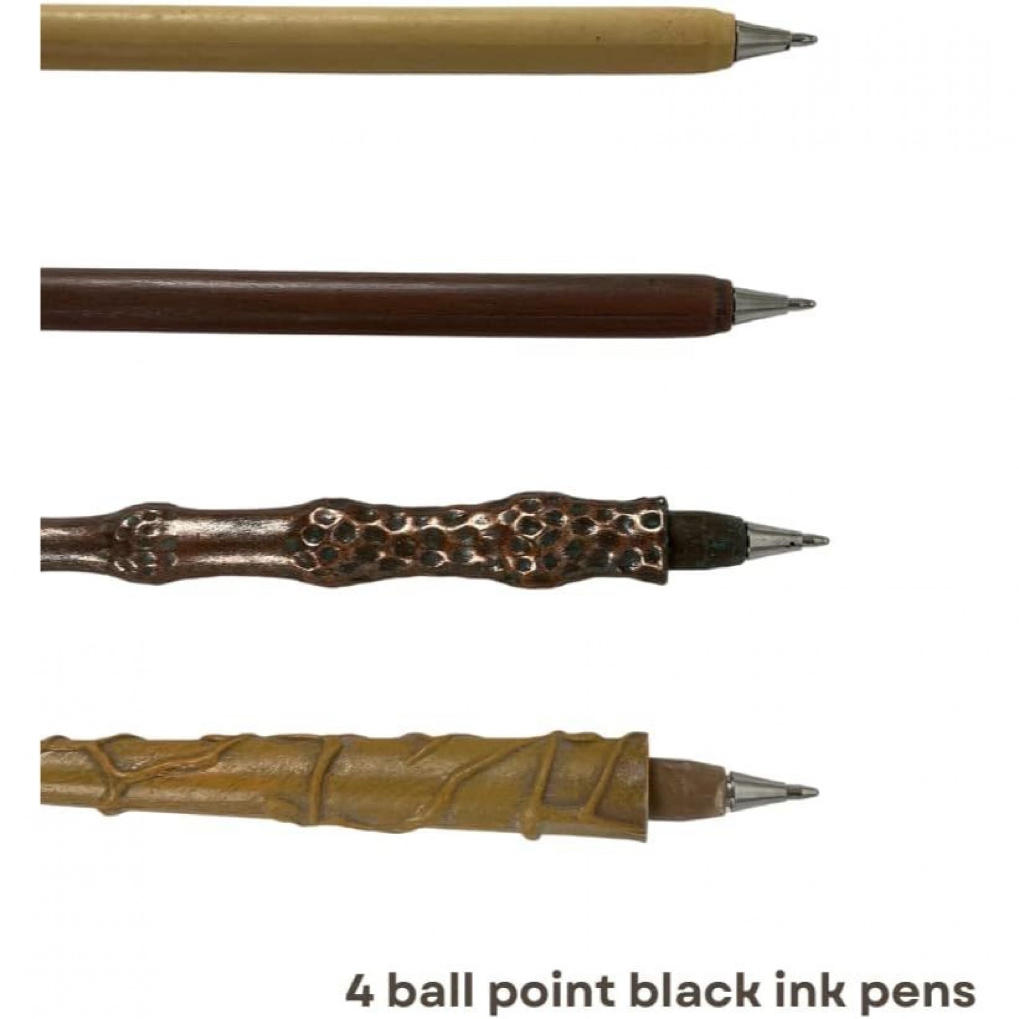 Harry Potter Wizarding World Wand Pens Dumbledore Voldemort Hermione and Harry Potter Wand Set of 4
