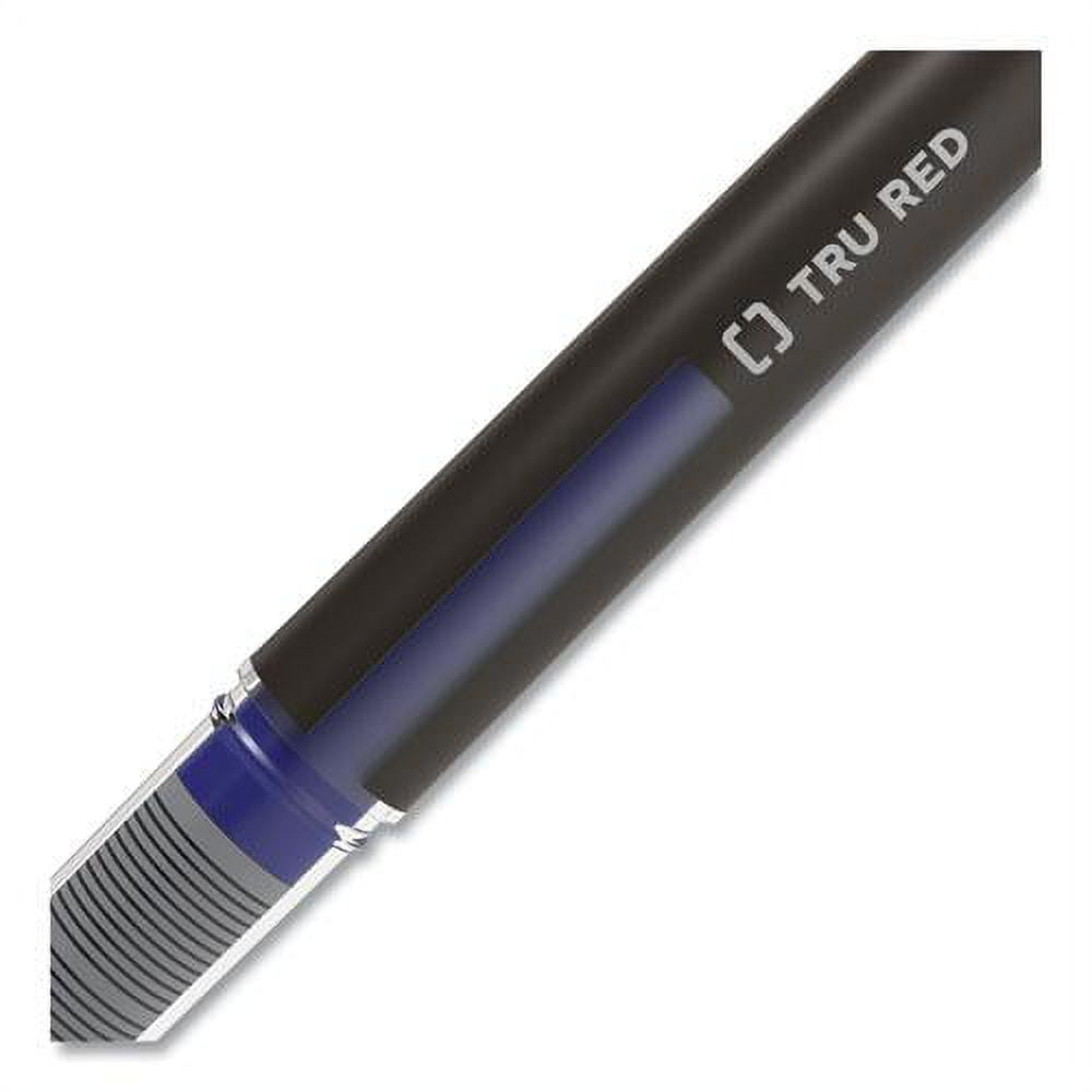 Tru Red TR57320 0.5 mm Blue  Roller Ball Pen Stick - Pack of 3