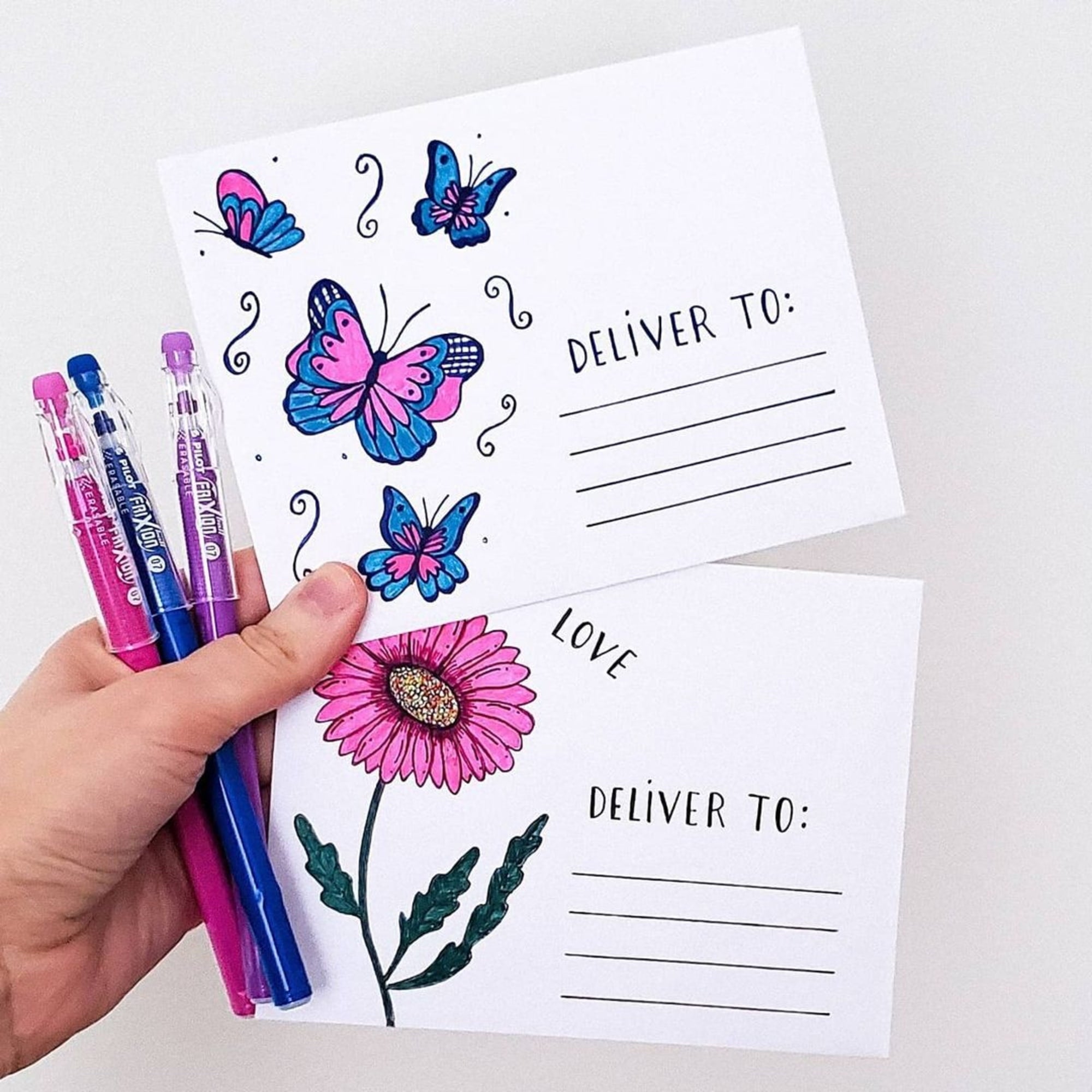 Pilot FriXion ColorSticks Erasable Gel Ink Pens, Fine Point, Asst Colors, 4 Pack