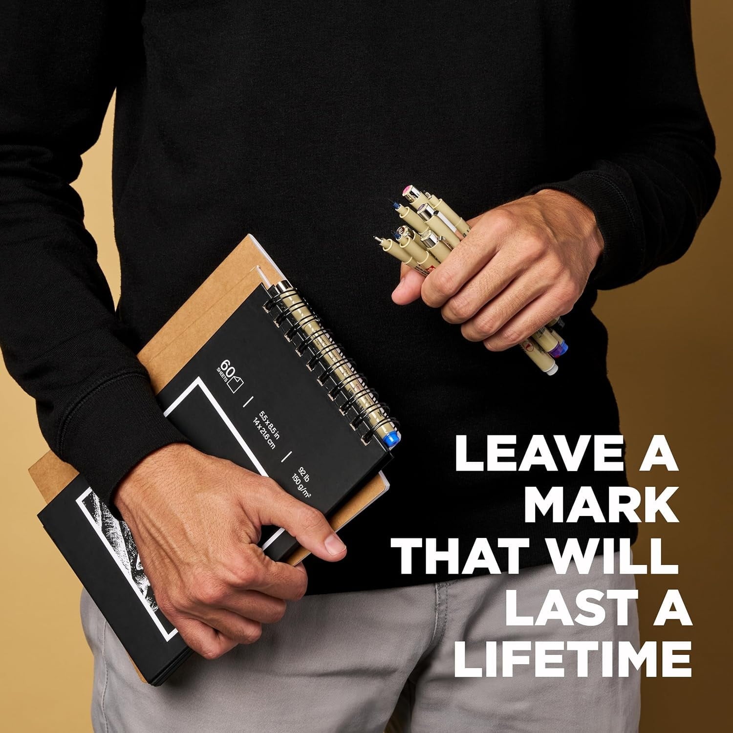 Sakura Pigma Micron Fine Liner Pens - Archival Black Ink Pens for Writing, Drawing, or Journaling - Assorted Point Sizes - 6 Pack