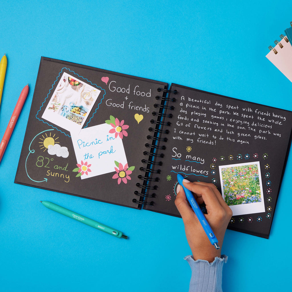 Paper Mate InkJoy Bright Pens, Gel Pens, Medium Point (0.7mm), Retractable, Bright White Ink, 3 Ct