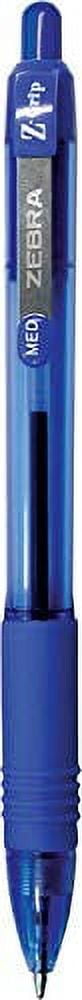 Zebra Pen Z-Grip Retractable Ballpoint Pen, Medium Point, 1.0mm, Blue Ink, 24 Pack (Packaging may vary)