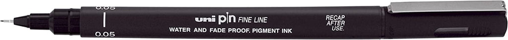 uni-ball PIN 0.05 mm Pen - Black (Pack of 12)