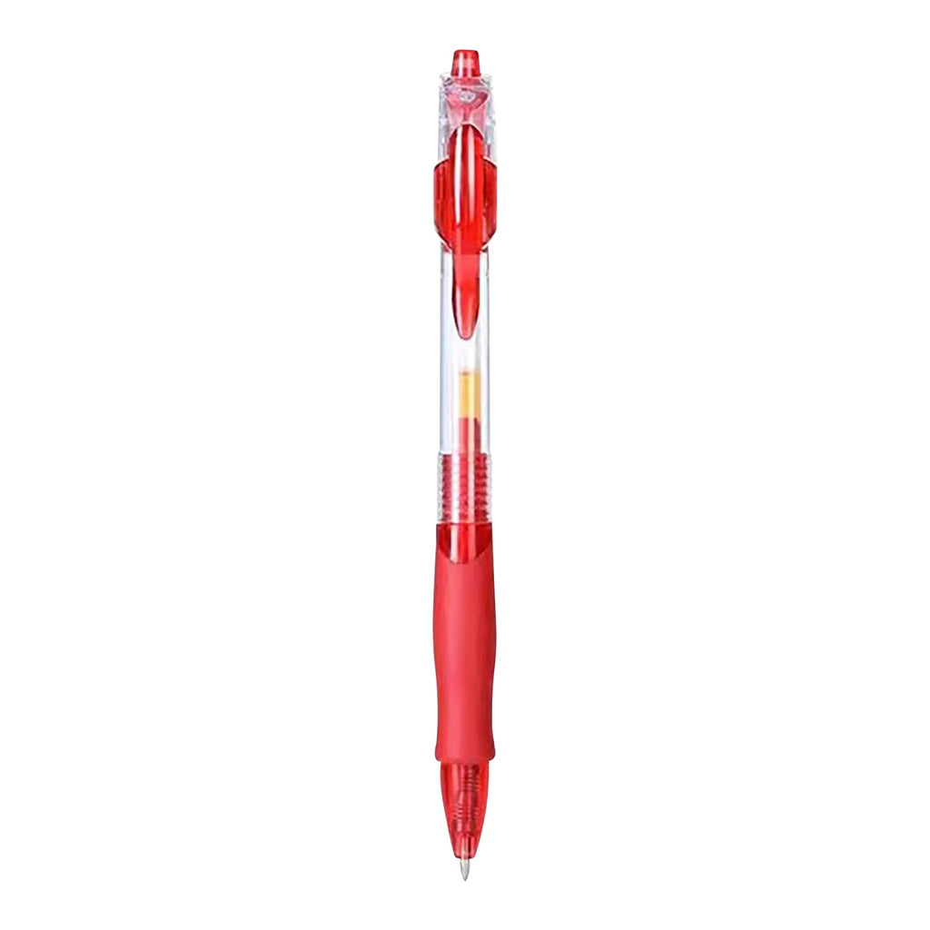 taicans Gel Roller Pens Fine Point 0.5 mm Gel Ink Pens Retractable Gel Ink Pens Red Ink No Bleed