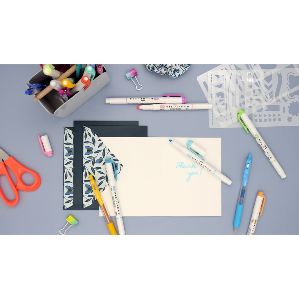 Zebra Journaling Set Mildliner HL & Sarasa Clip Assorted 14pk