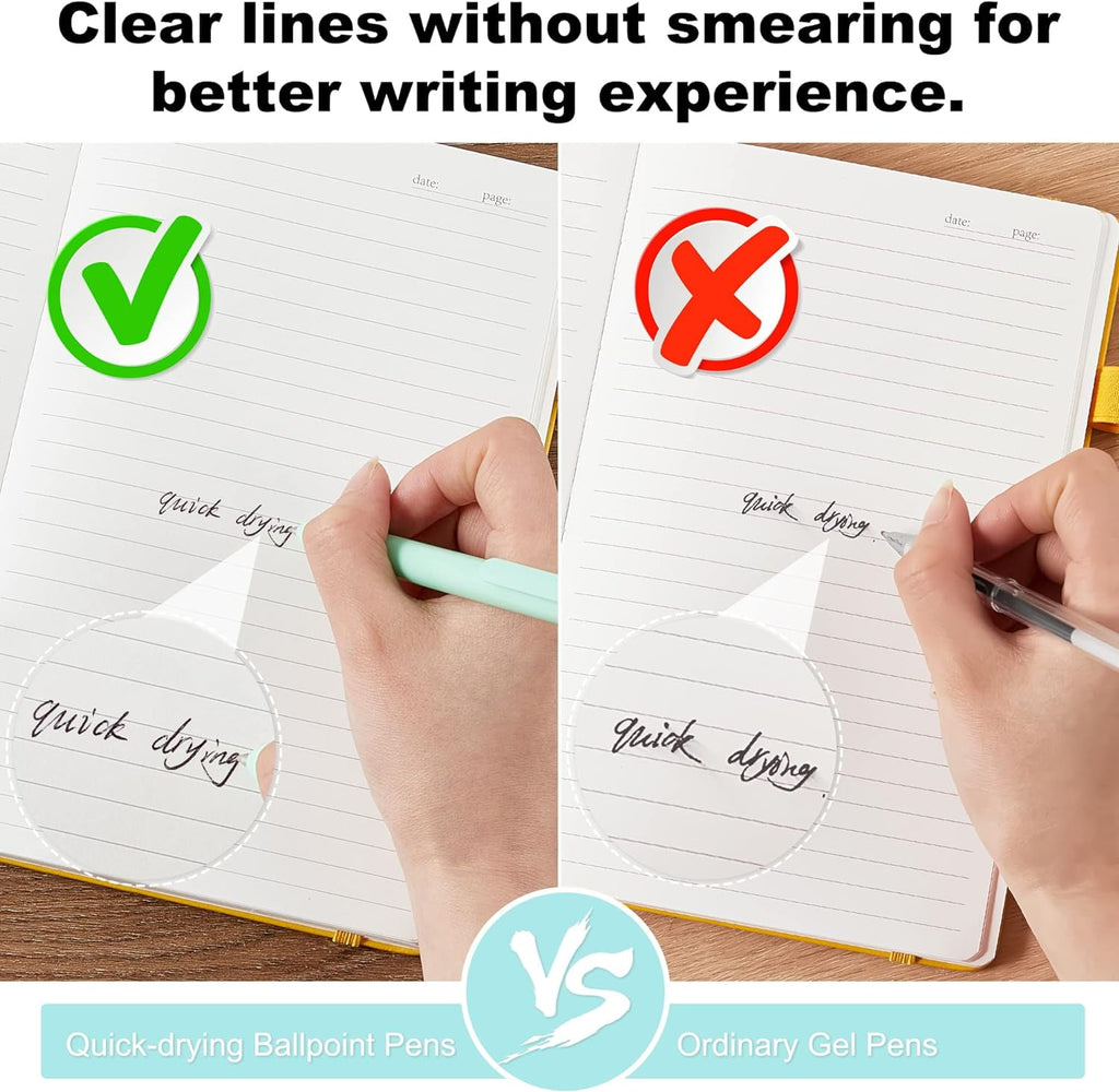 Shuttle Art Pastel Retractable Pens, Ballpoint, 1 mm, Black Ink, 15 Pack