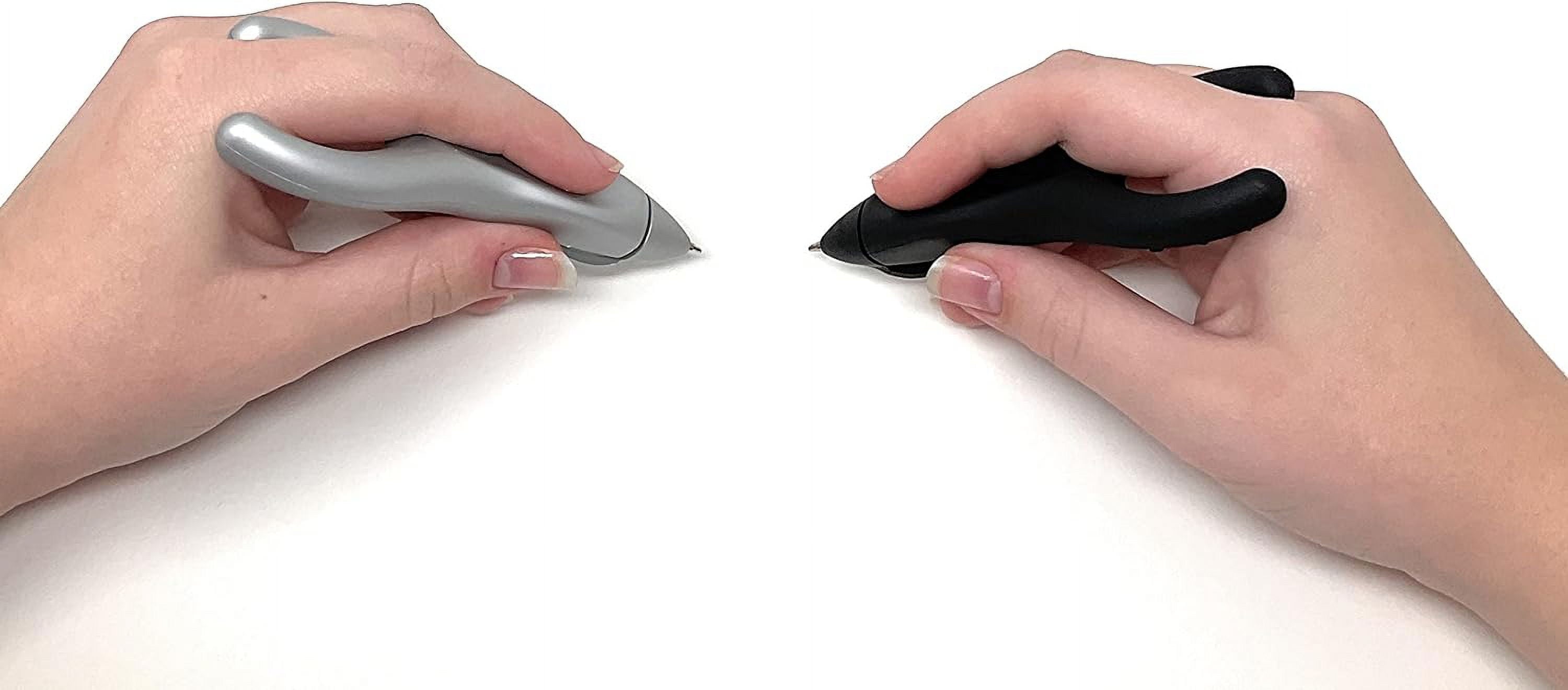 Penagain Ergosof, Ballpoint Pen, Set of 4 Colors: Black, Silver, Red and Blue (Individually Packaged with Two Refills Per Pen)