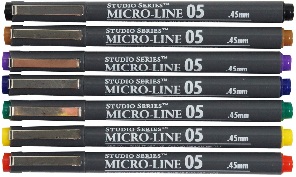 Studio Series Colored Micro-Line Pen Set (Set of 7)
