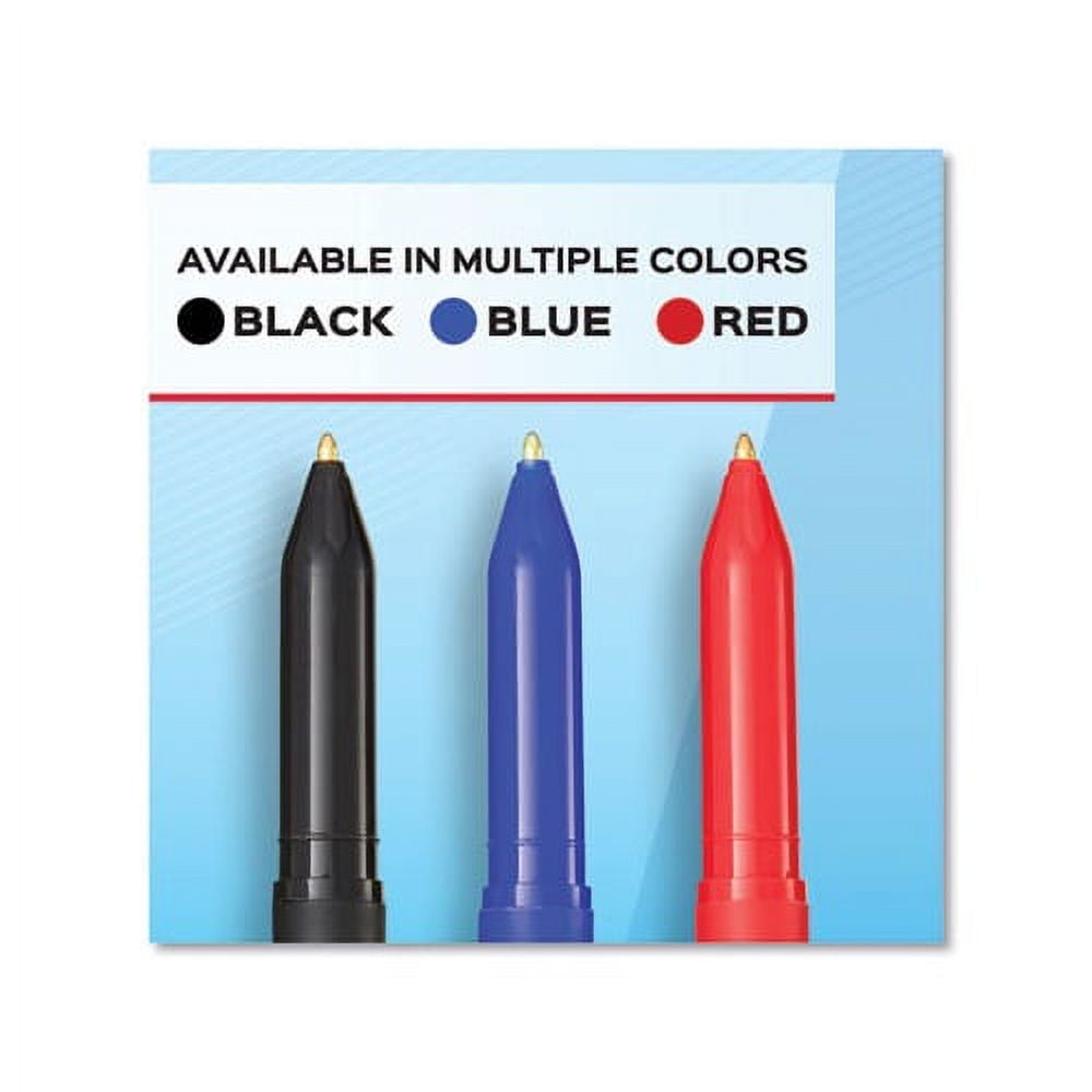 Write Bros. Ballpoint Pen Bold 1.2 mm, Blue Ink/Barrel, Dozen