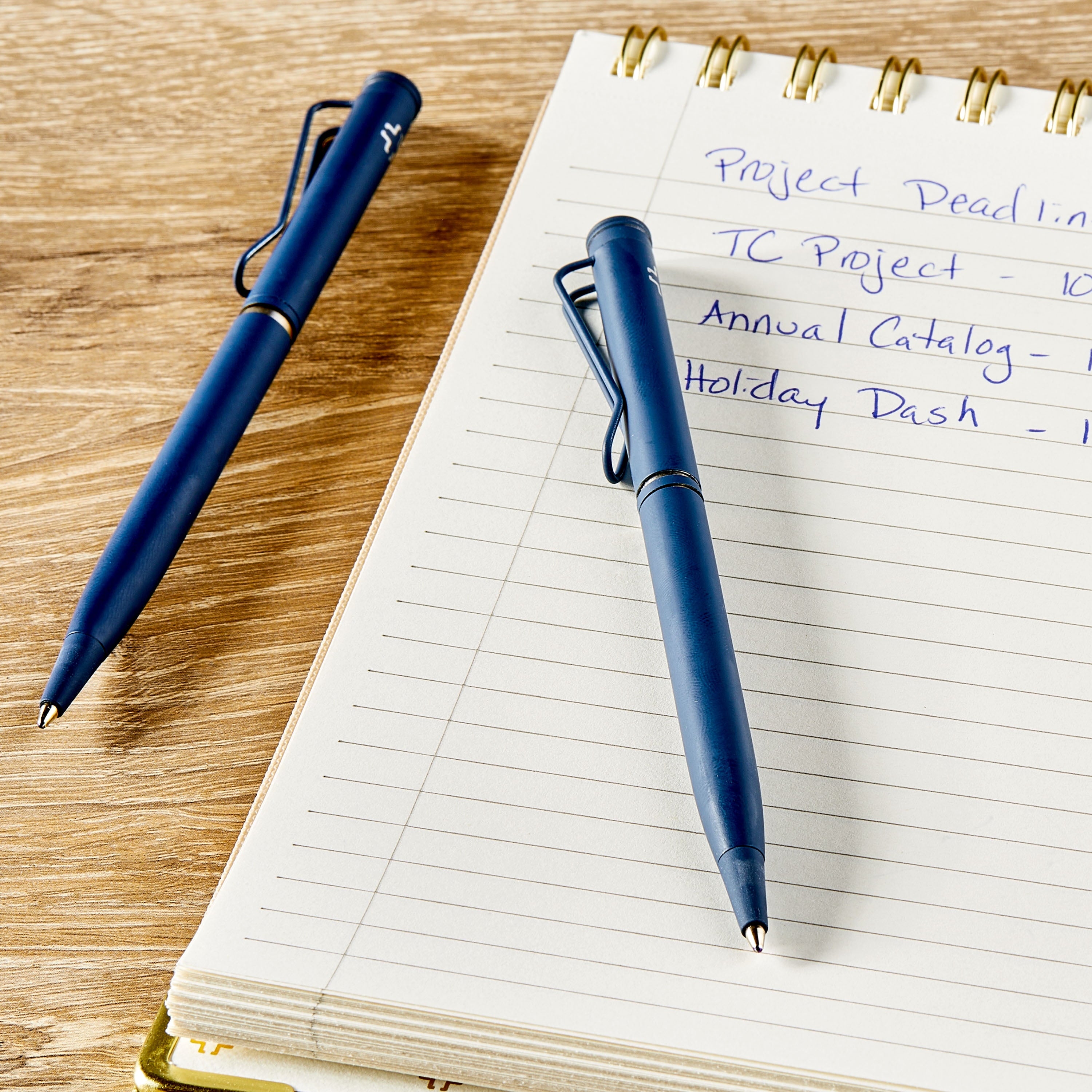 (4 pack) Pen+Gear Twist Ballpoint Hybrid Ink Pens, 1.0mm, Medium Point,  Blue Ink, 2 Count