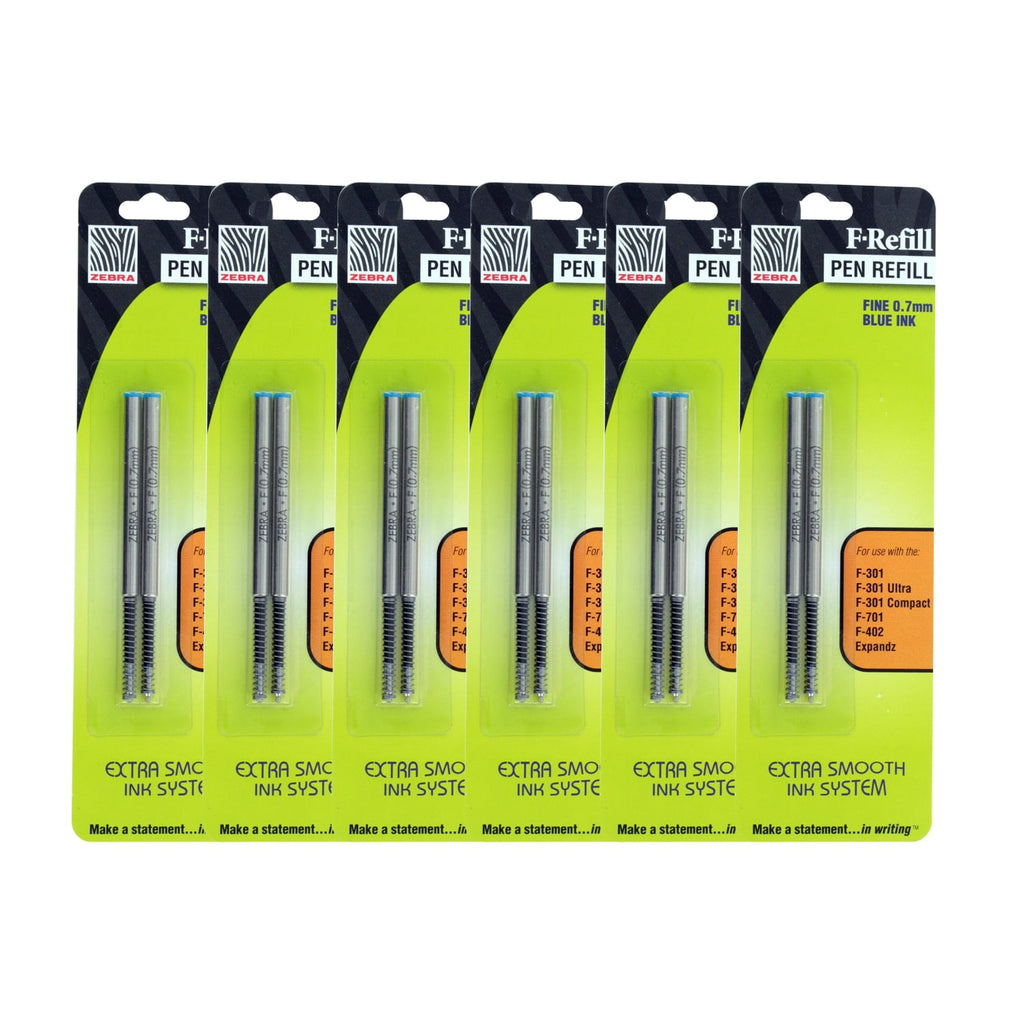 Zebra  F301, F301 Ultra, F402, 301A, Spiral Ballpoint Pen Refills
