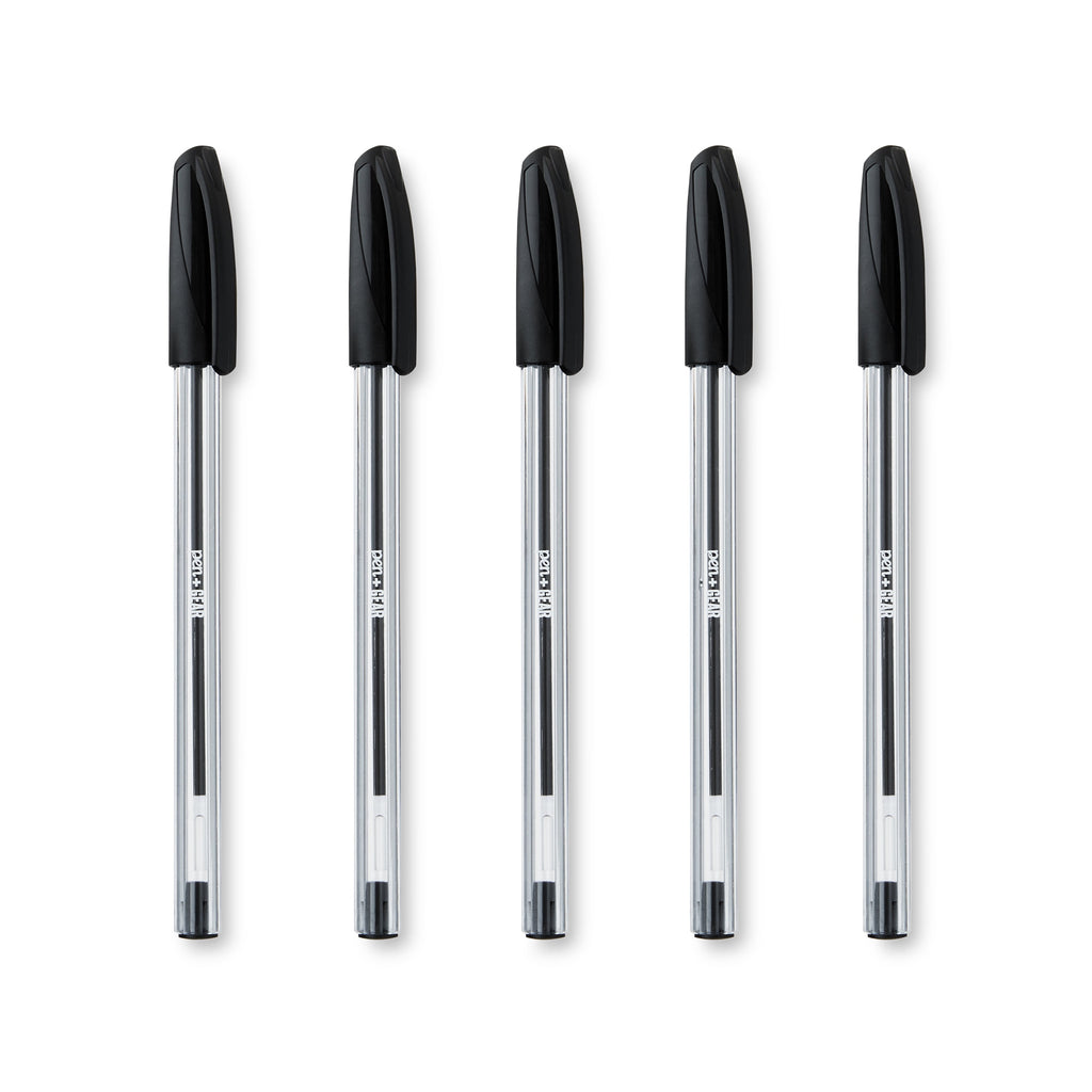 Pen+Gear Stick Ballpoint Pens, 1.0mm, Black Ink, 60 Count