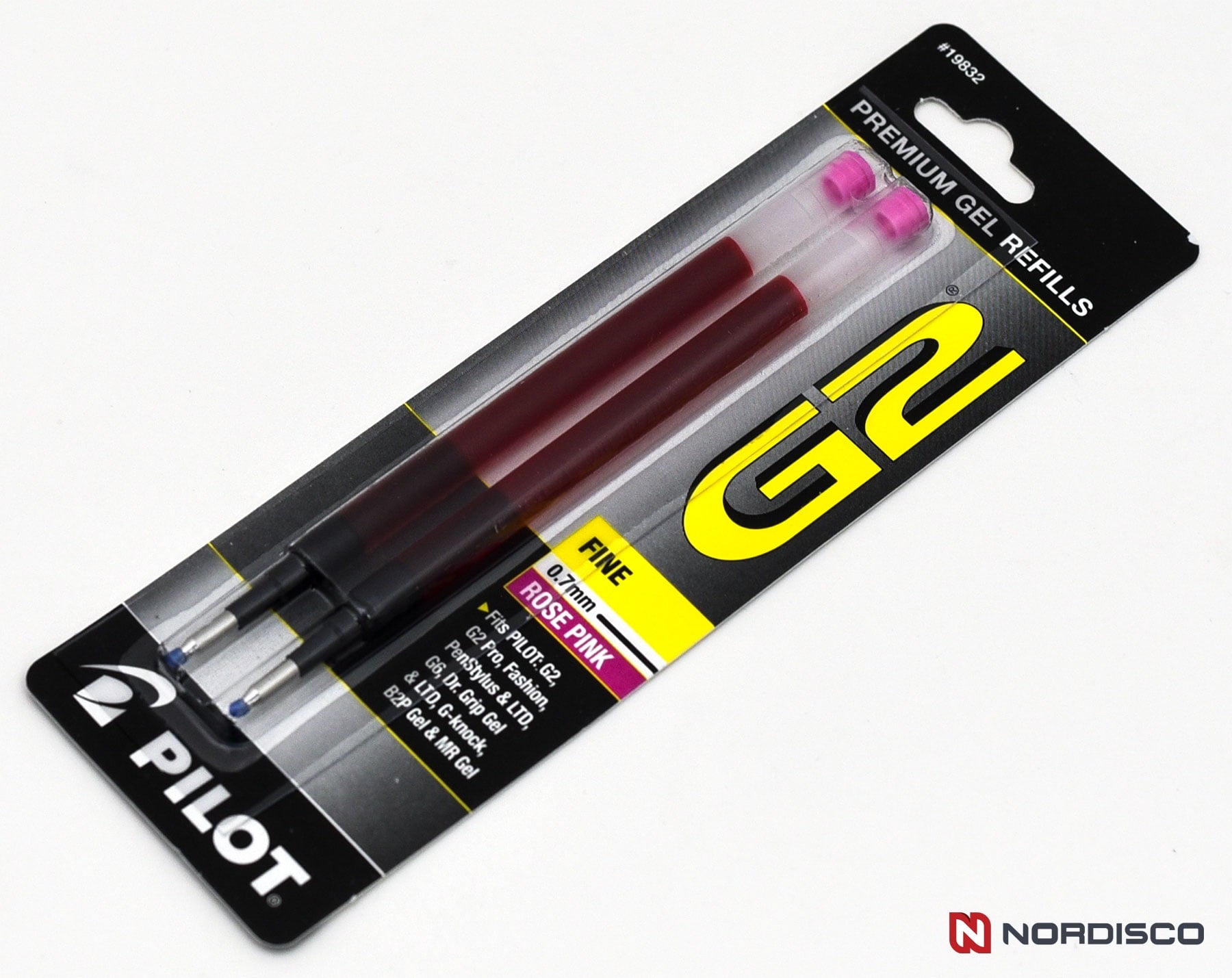 Pilot G2 07 18349 Pens & Refills, Rose Pink Gel Ink, 0.7mm Fine