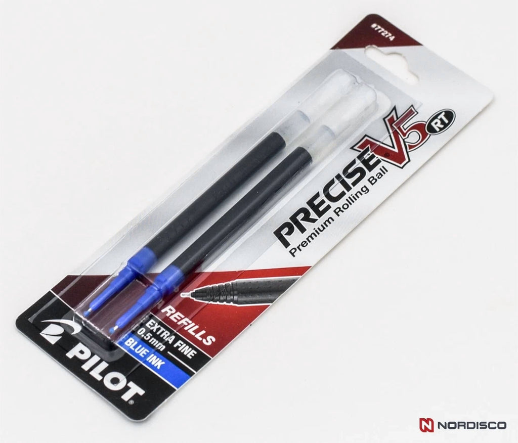 Fyna -Pilot 77274 Precise V5 Rt Refill, 0.5Mm Extra Fine, Blue Ink, 6 Packs Of 2