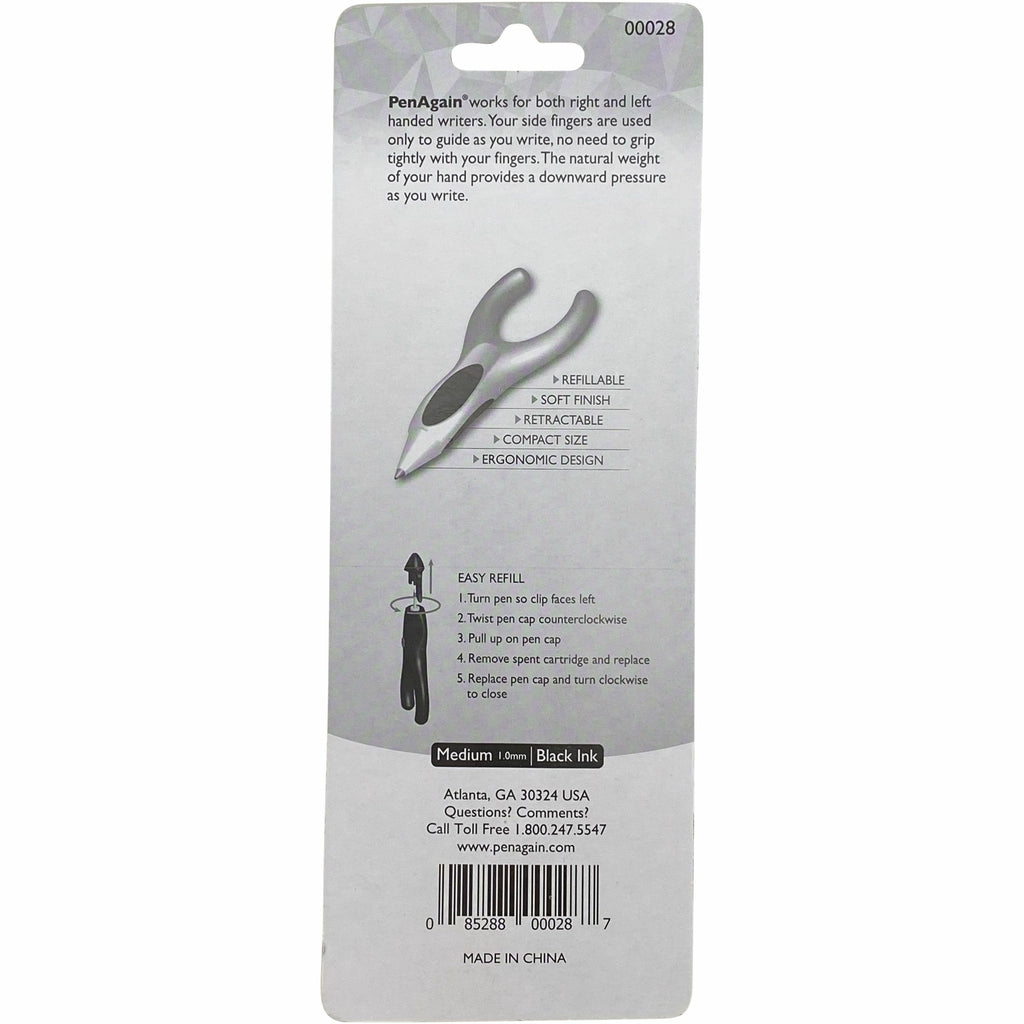 PenAgain Ink Refills, Black Ink, 2 Per Pack, 12 Packs