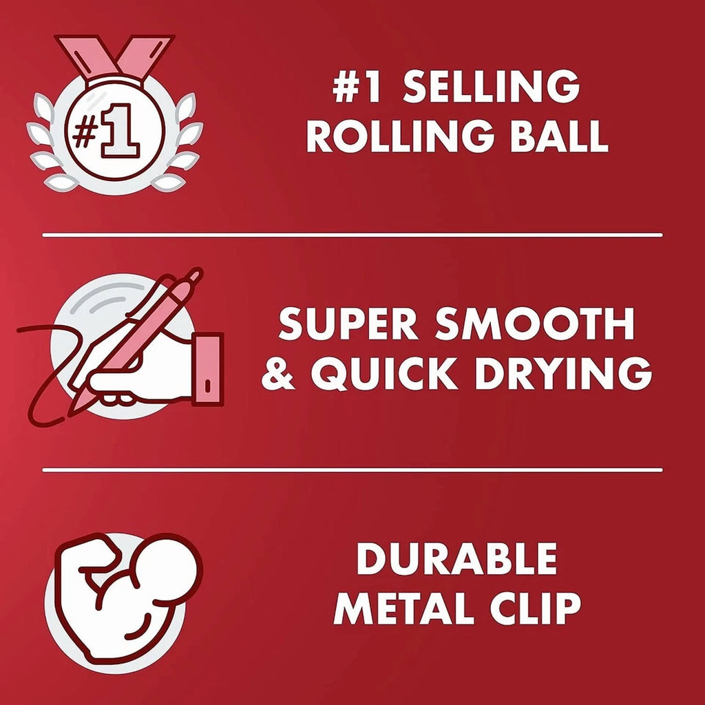 Pilot, Precise V5 Rt Liquid Ink Refills, Extra Fine Point 0.5 Mm, Blue, Pack Of