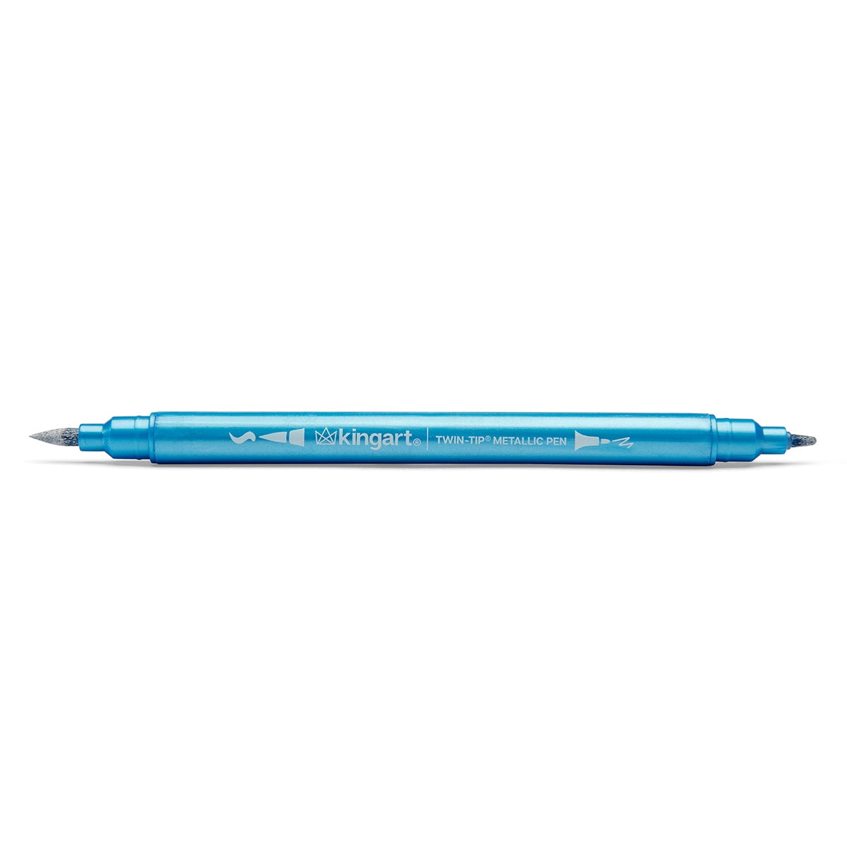 KINGART Twin-Tip Metallic Pens, 10 Count