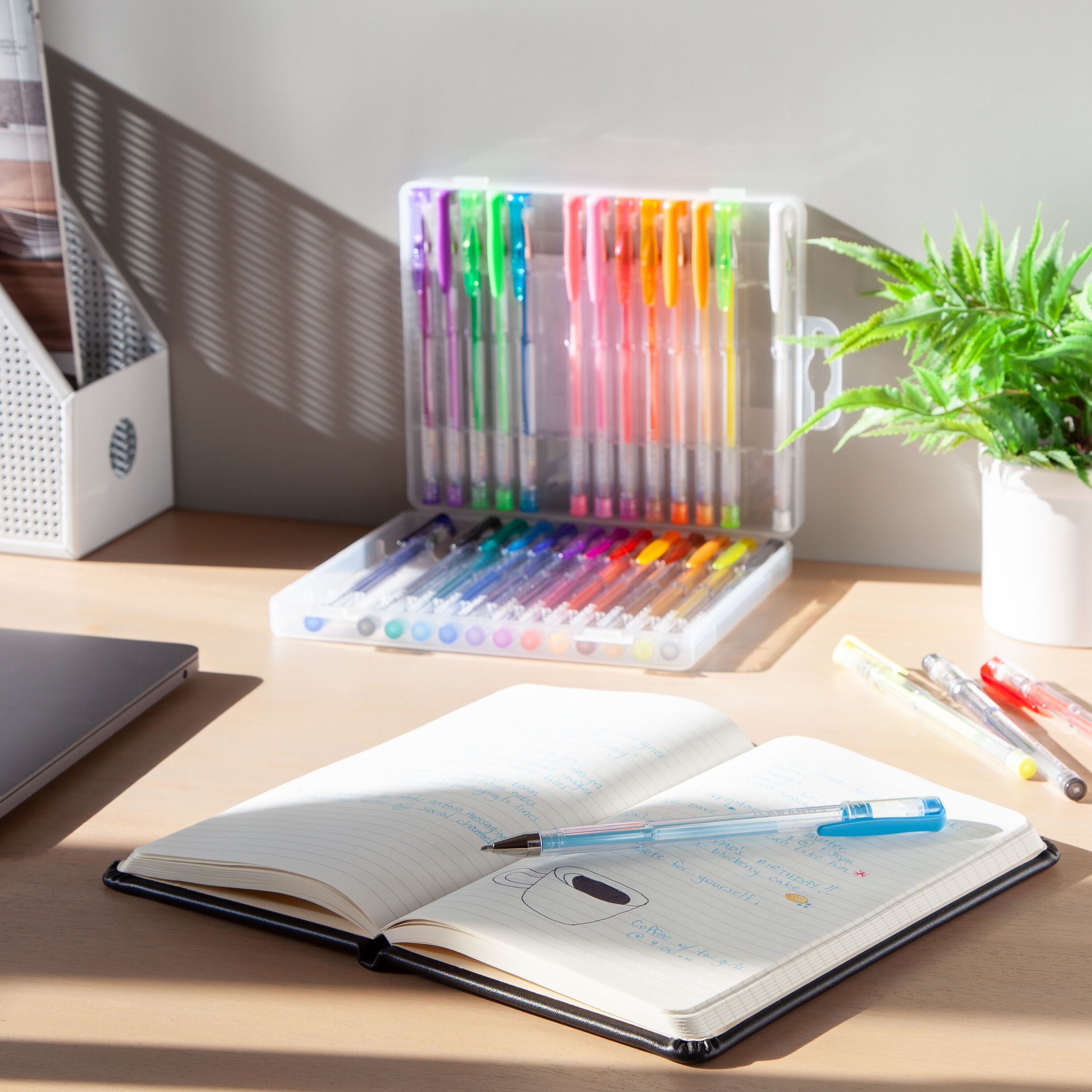 U Brands Gel Pens, Assorted Colors, 30 Count, 1mm