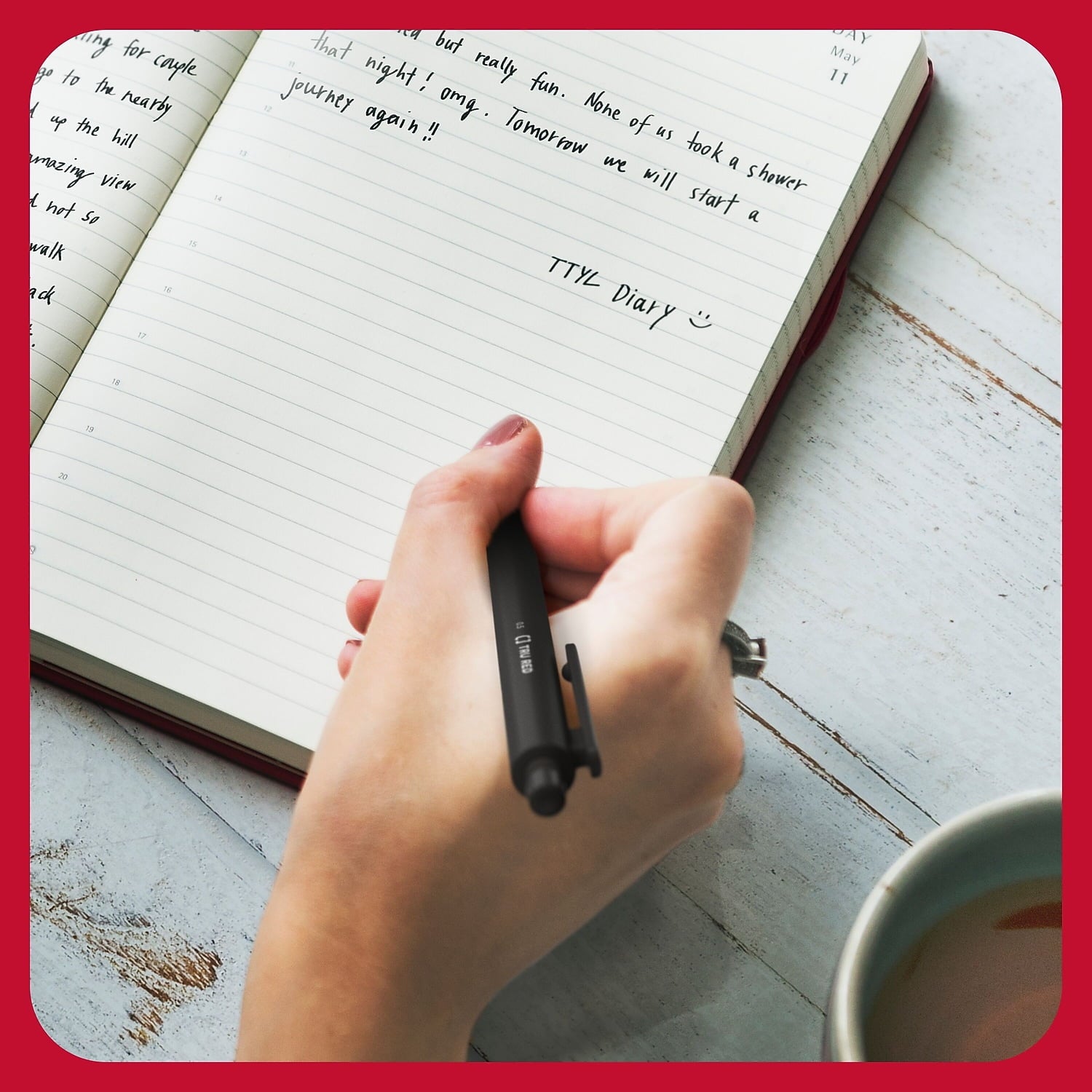 TRU RED Retractable Quick Dry Gel Pens Fine Point 0.5mm Blk Dozen TR54489