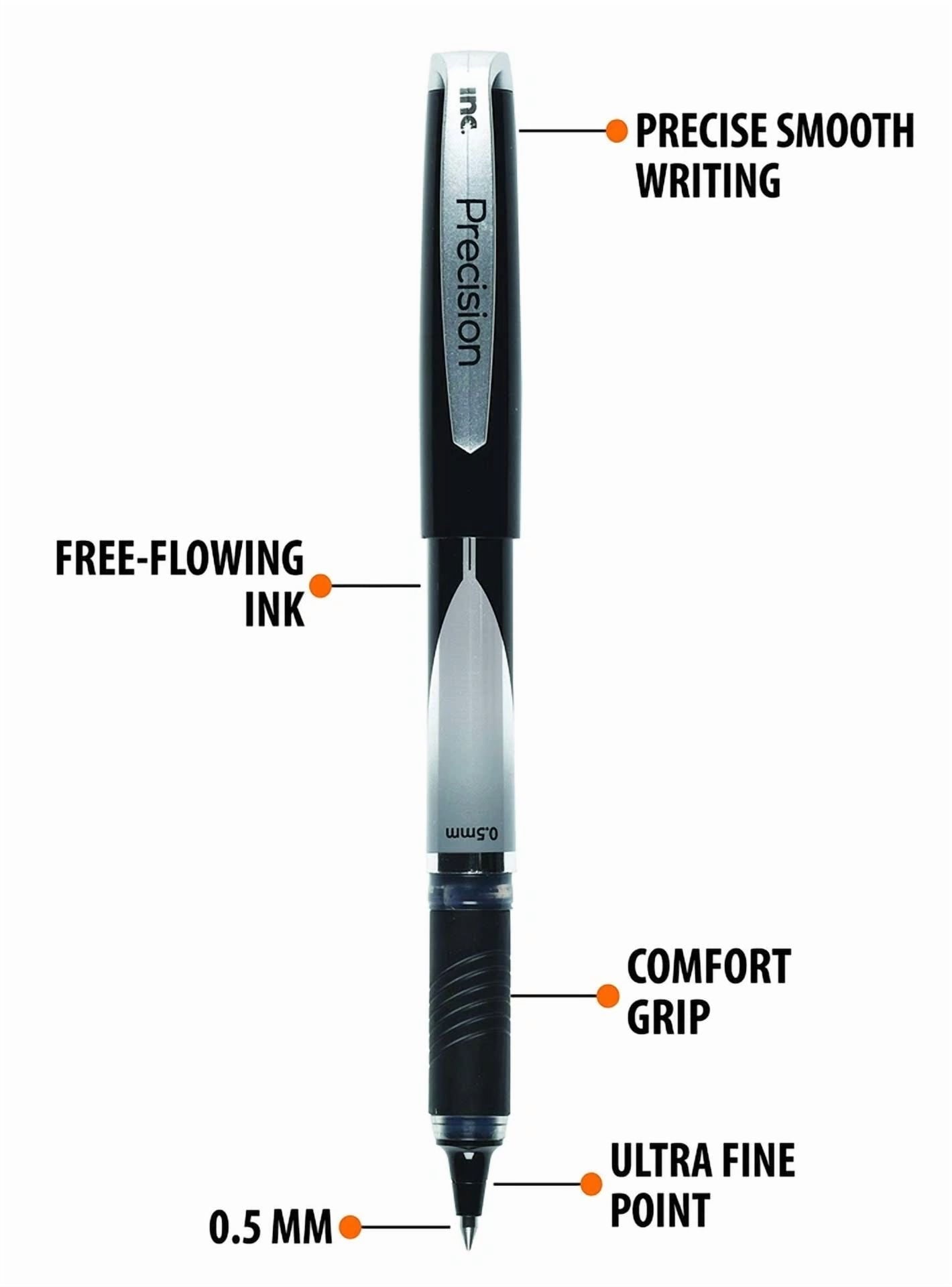 Fyna -Inc. R2 Precision Rollerball Pens - 0.5 Mm Ultra Fine-Point Pen Set Wi