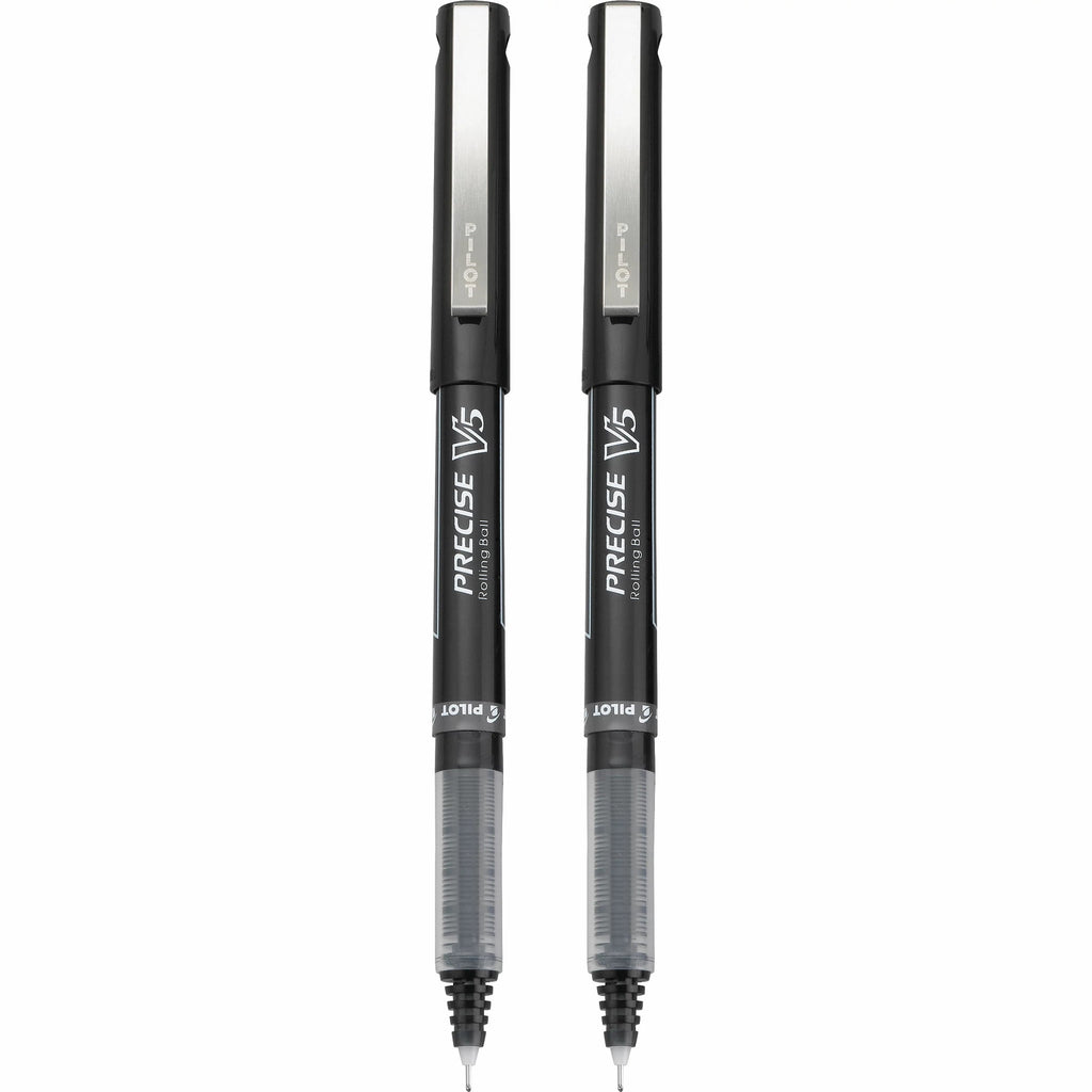 Pilot Precise V5 Premium Rolling Ball Stick Pens, Extra Fine Point, 2 Count