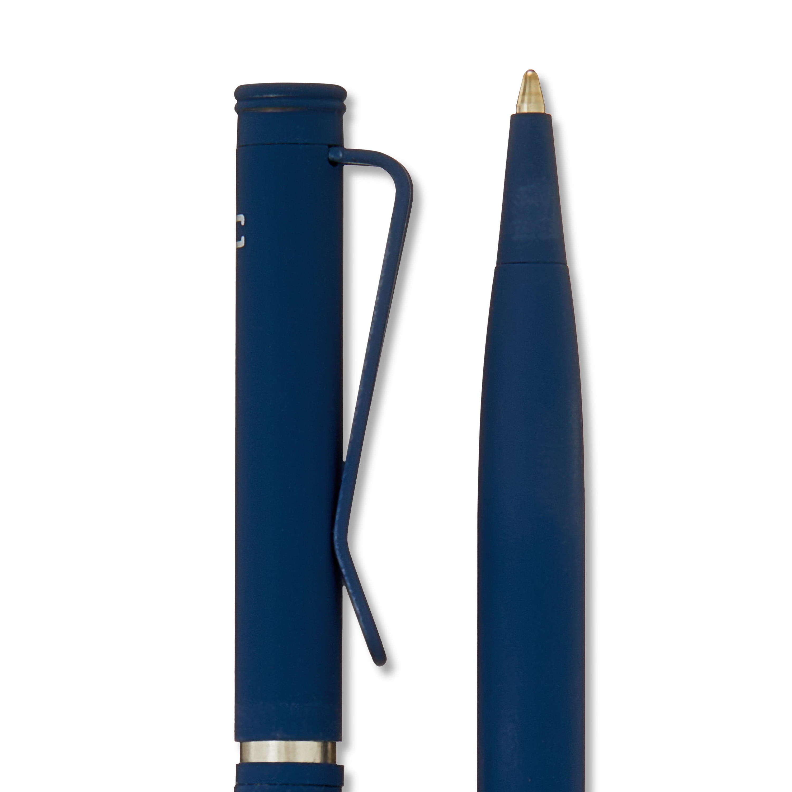 (4 pack) Pen+Gear Twist Ballpoint Hybrid Ink Pens, 1.0mm, Medium Point,  Blue Ink, 2 Count