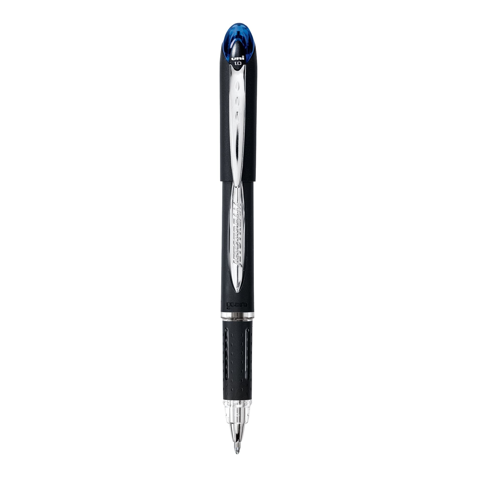 Uniball Jetstream Stick Ballpoint Pens, Medium Point (1.0mm), Blue Ink, 12 Count
