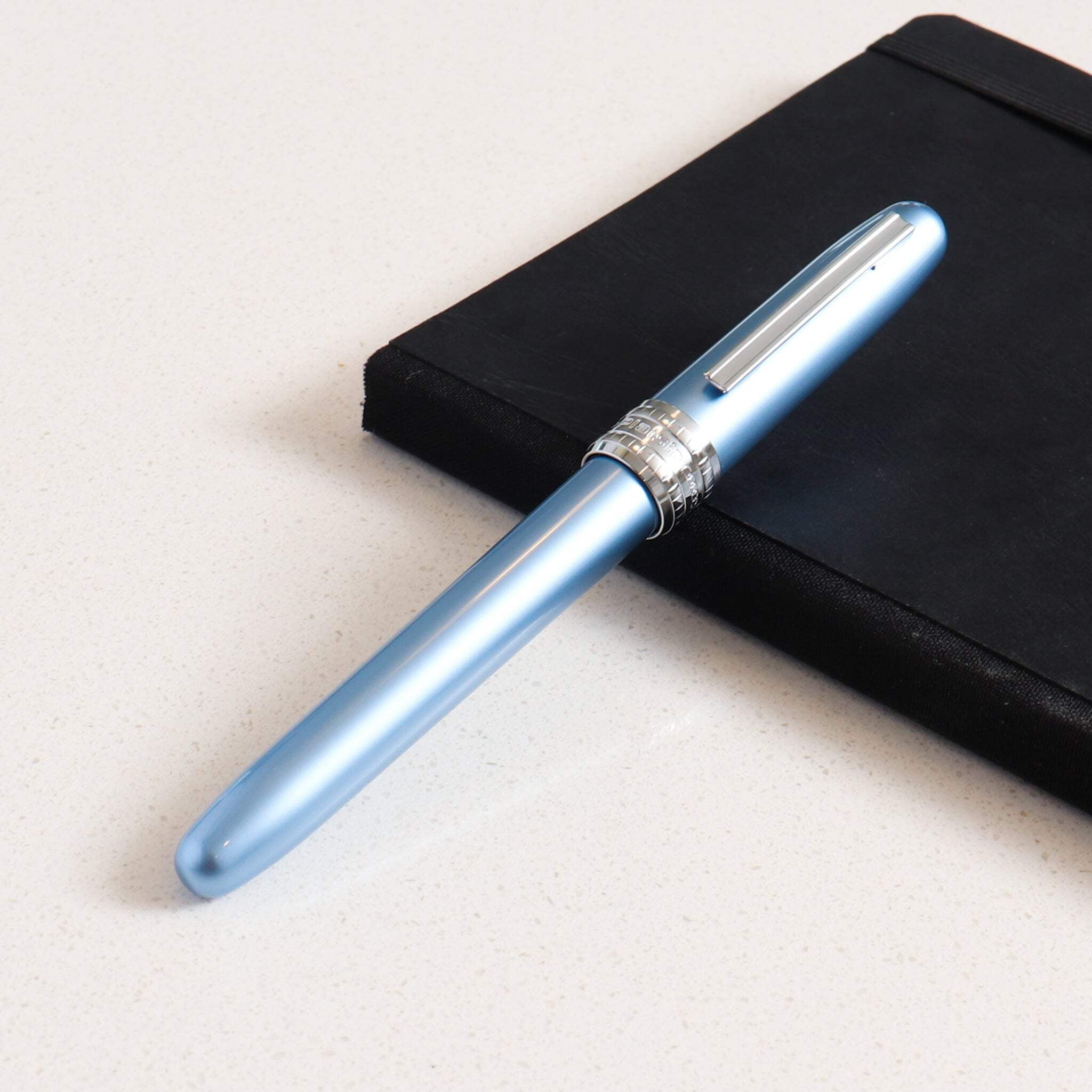 Platinum Plaisir Fountain Pen - Frosty Blue