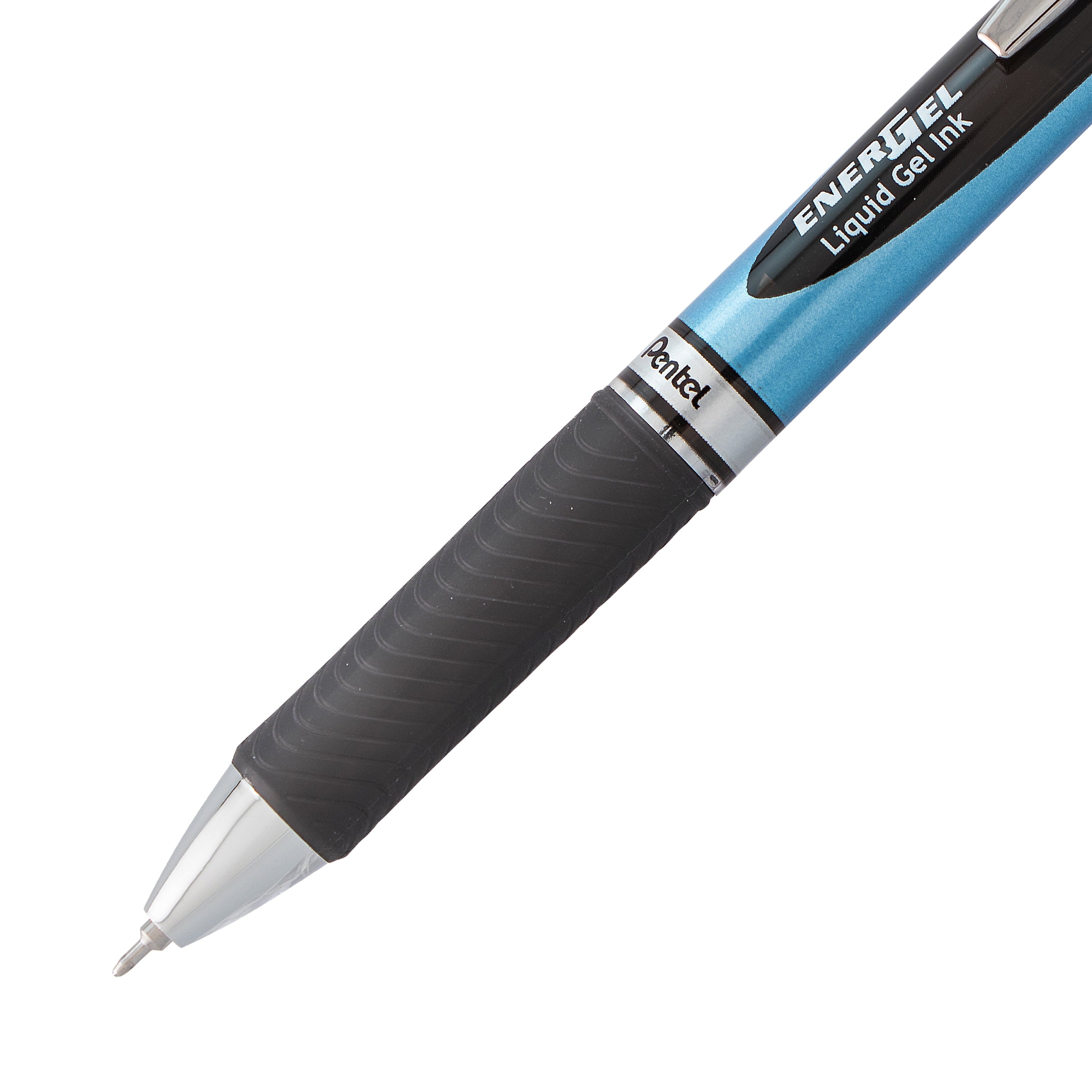 Pentel EnerGel RTX Retractable Liquid Gel Pen, (0.5mm) Needle Tip, Fine Line, Black Ink