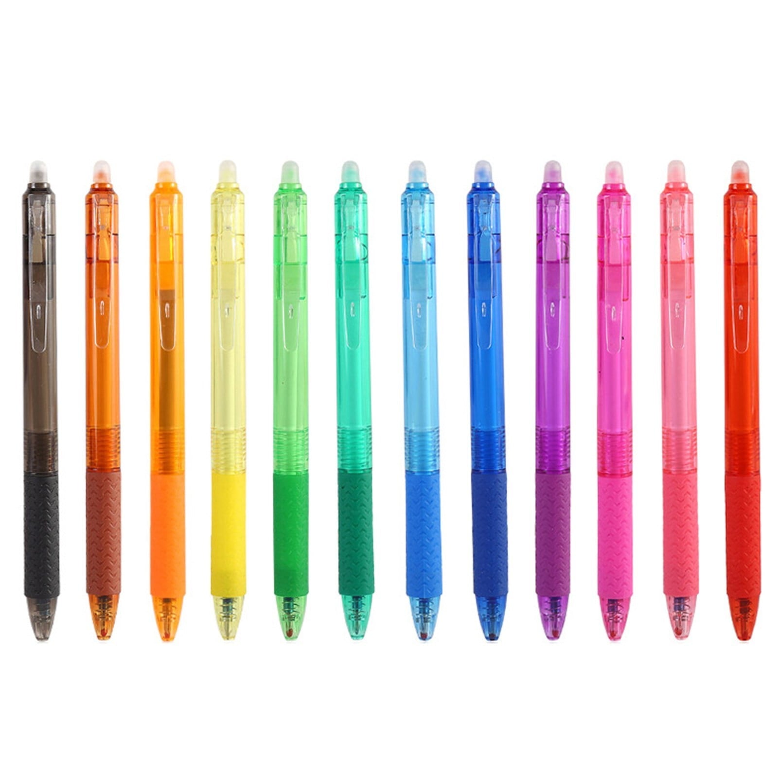 Xechzx Erasable Pens Clearance!12 Pack Retractable Erasable Gel Pens Clicker Fine Point 0.7Mm, Make Mistakes Disappear Comfort Grip for Drawing Writing Planner,12 Assorted Colors