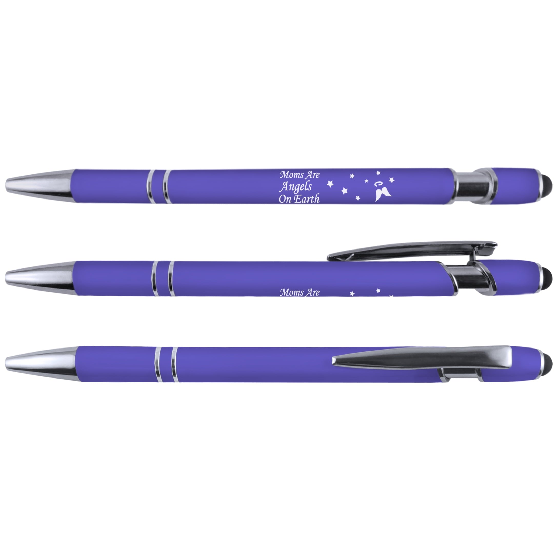 Greeting Pen 6080 Mom Soft Touch Stylus Metal Pen - Pack of 6