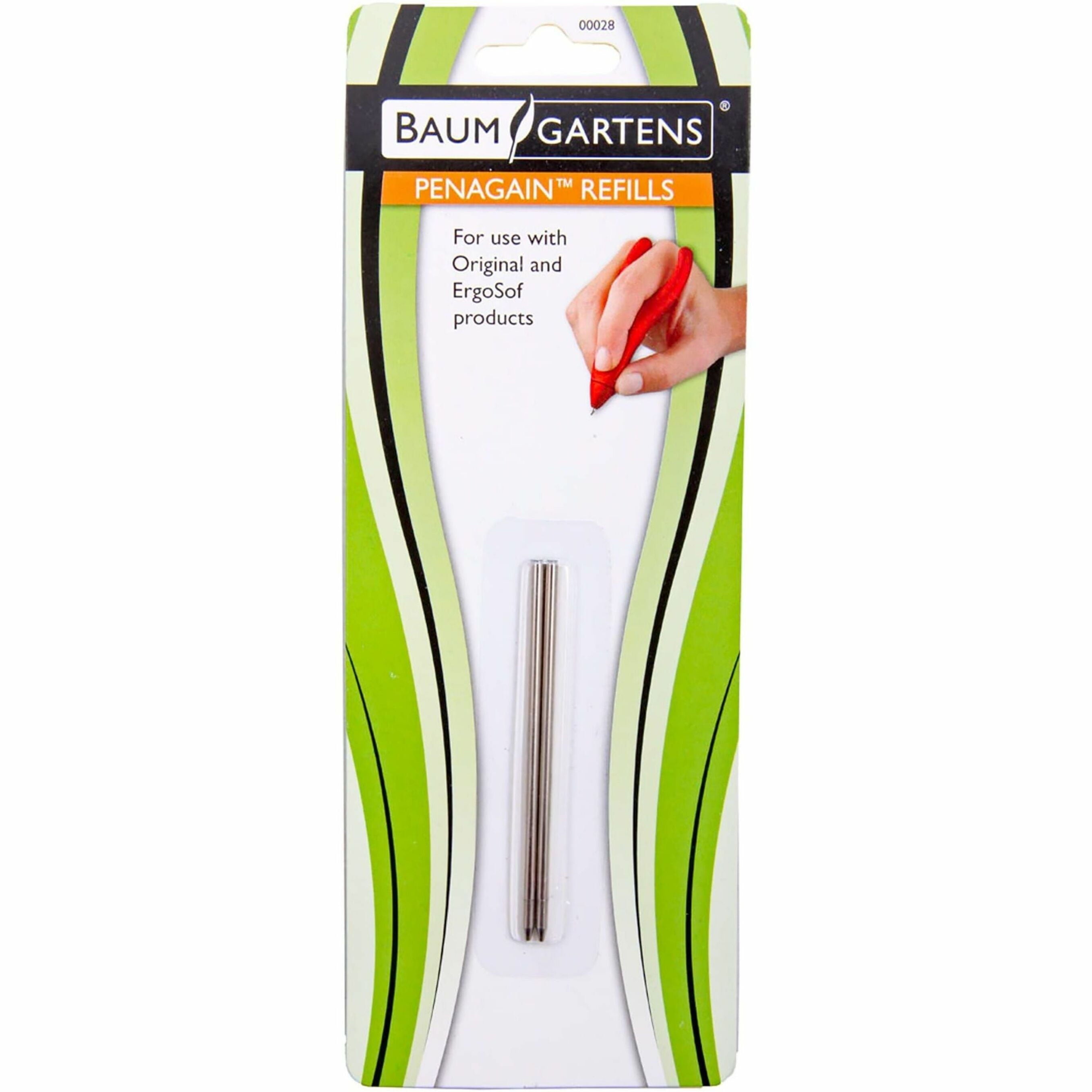 PenAgain Ink Refills, Black Ink, 2 Per Pack, 12 Packs