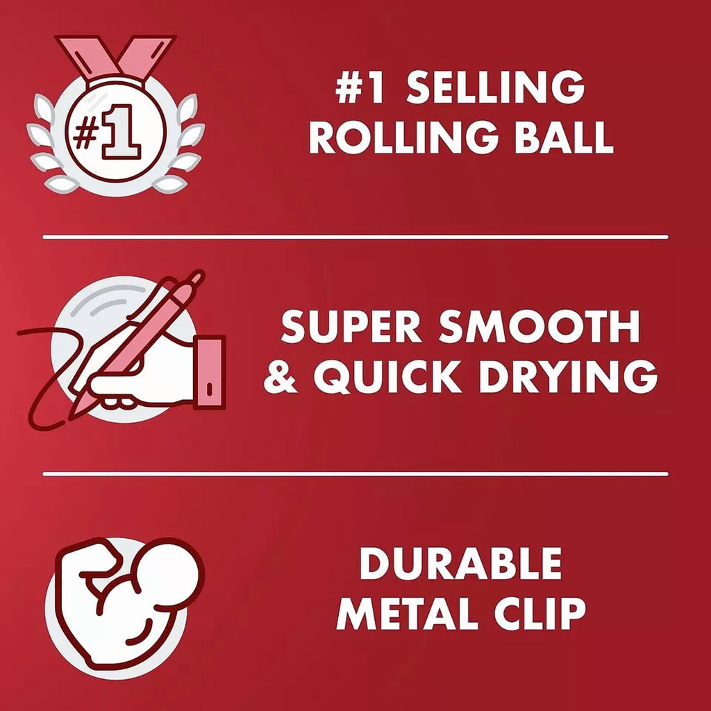 Pilot Precise V5 Roller Ball Stick Pen Precision Point Blue Ink .5Mm Dozen 35335