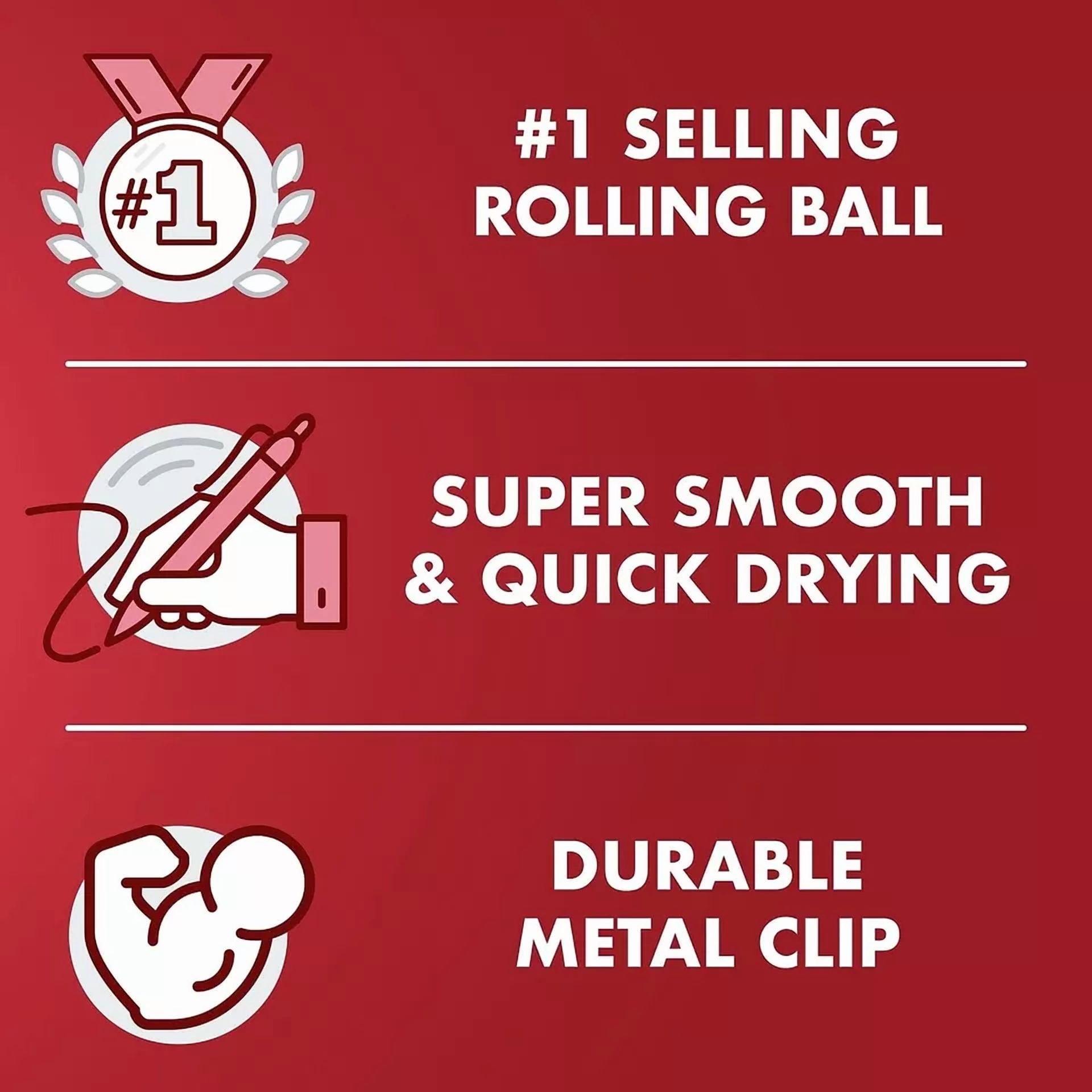 Pilot Precise V5 Roller Ball Stick Pen Precision Point Blue Ink .5Mm Dozen 35335