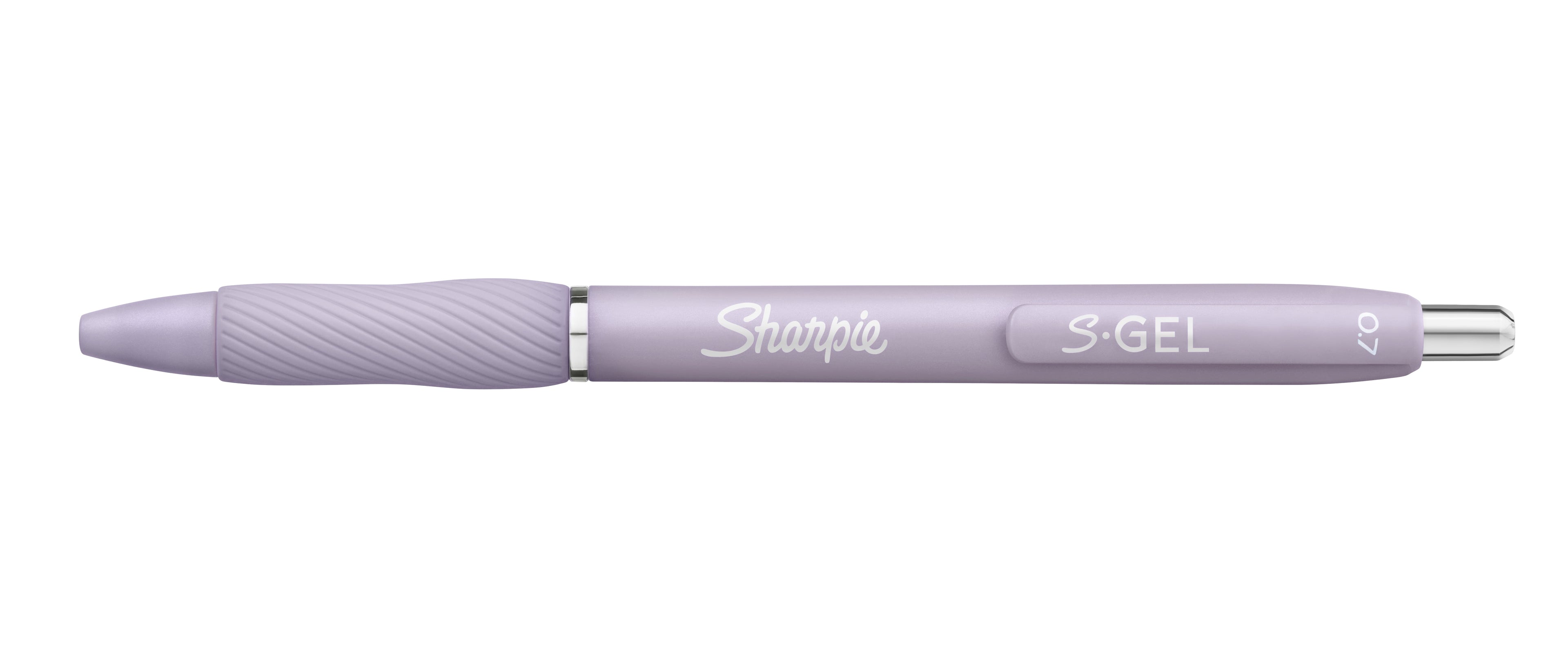 Sharpie S-Gel Pens, Medium Point (0.7mm), Violet Barrel, Black Ink, 4 Count