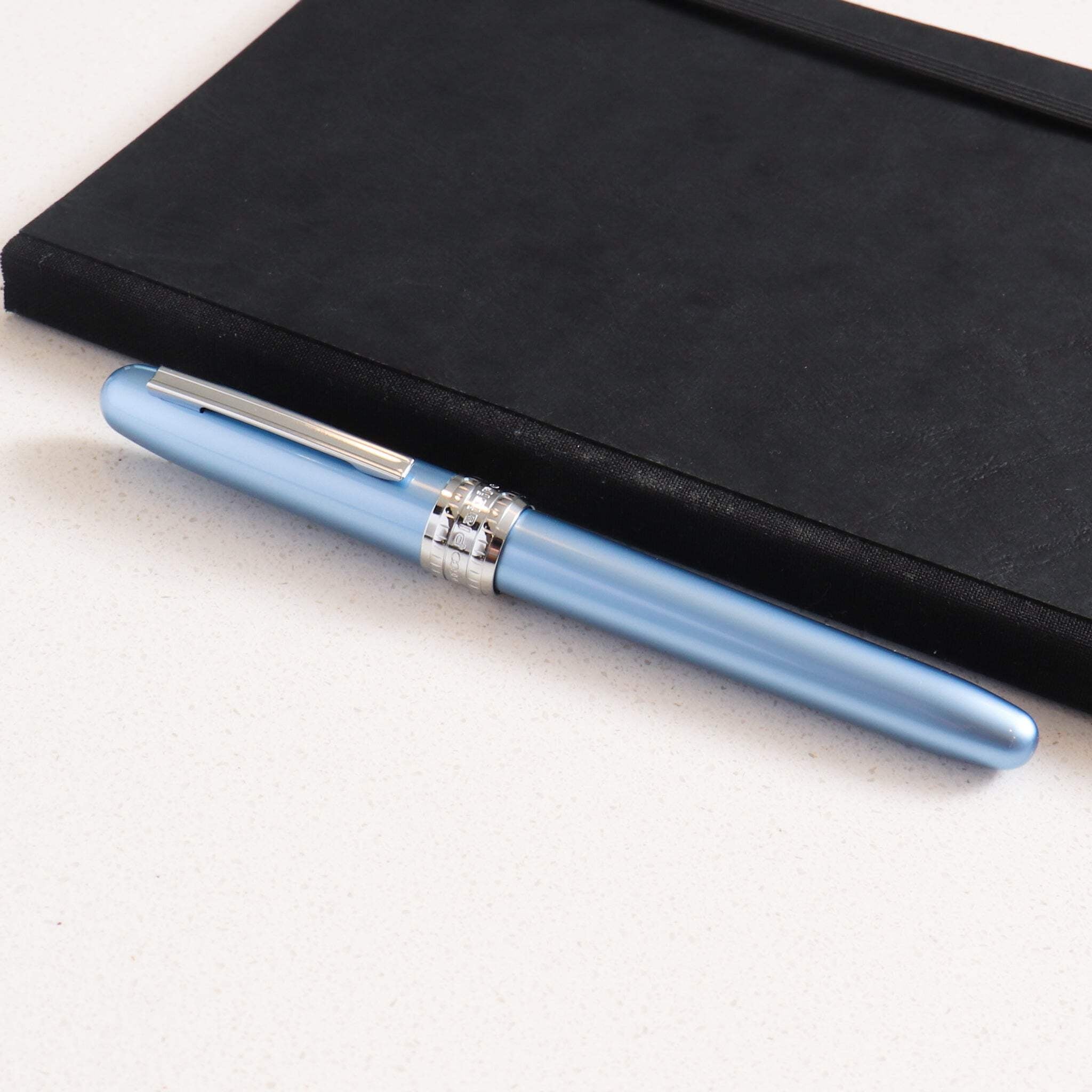Platinum Plaisir Fountain Pen - Frosty Blue