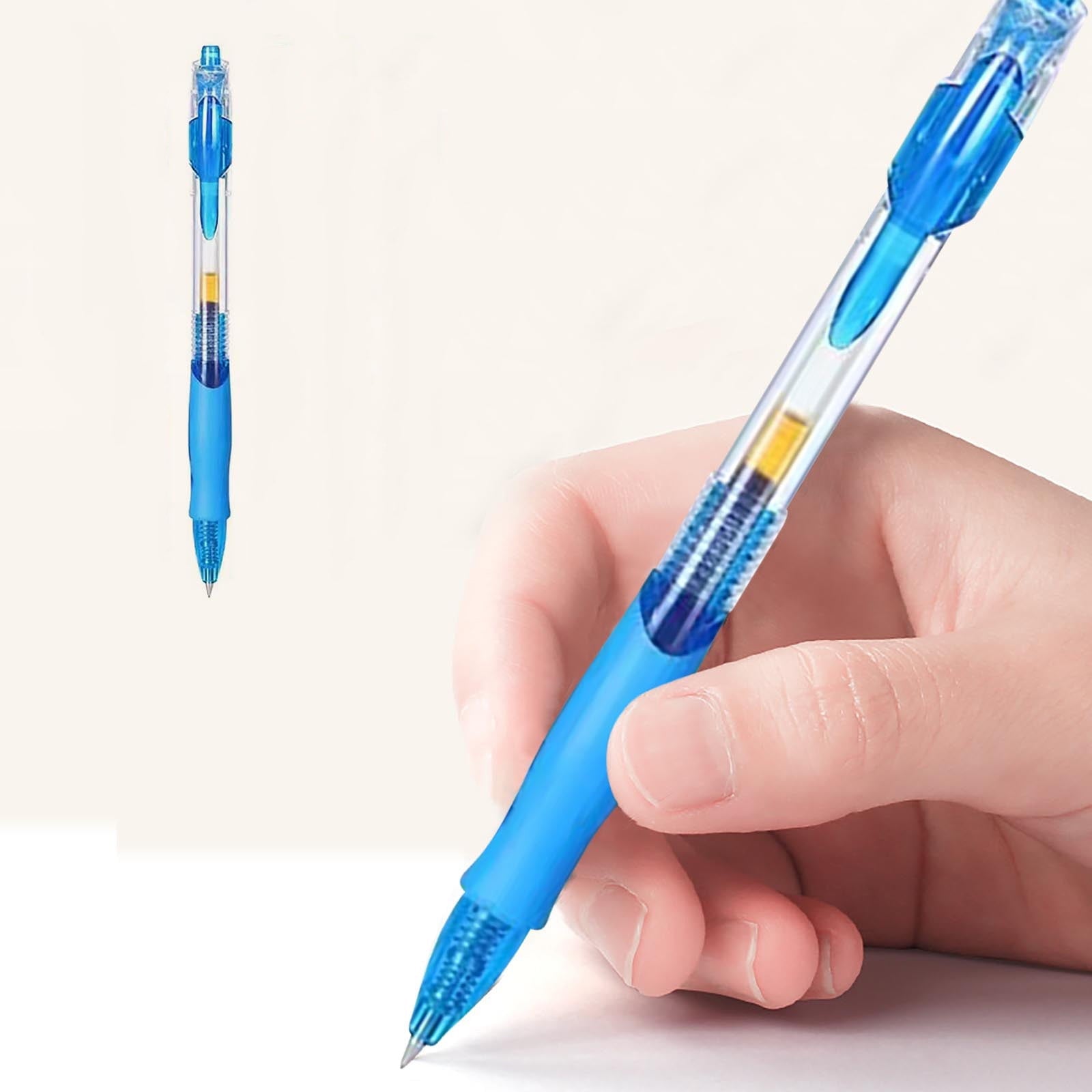 taicans Gel Roller Pens Fine Point 0.5 mm Gel Ink Pens Retractable Gel Ink Pens Red Ink No Bleed